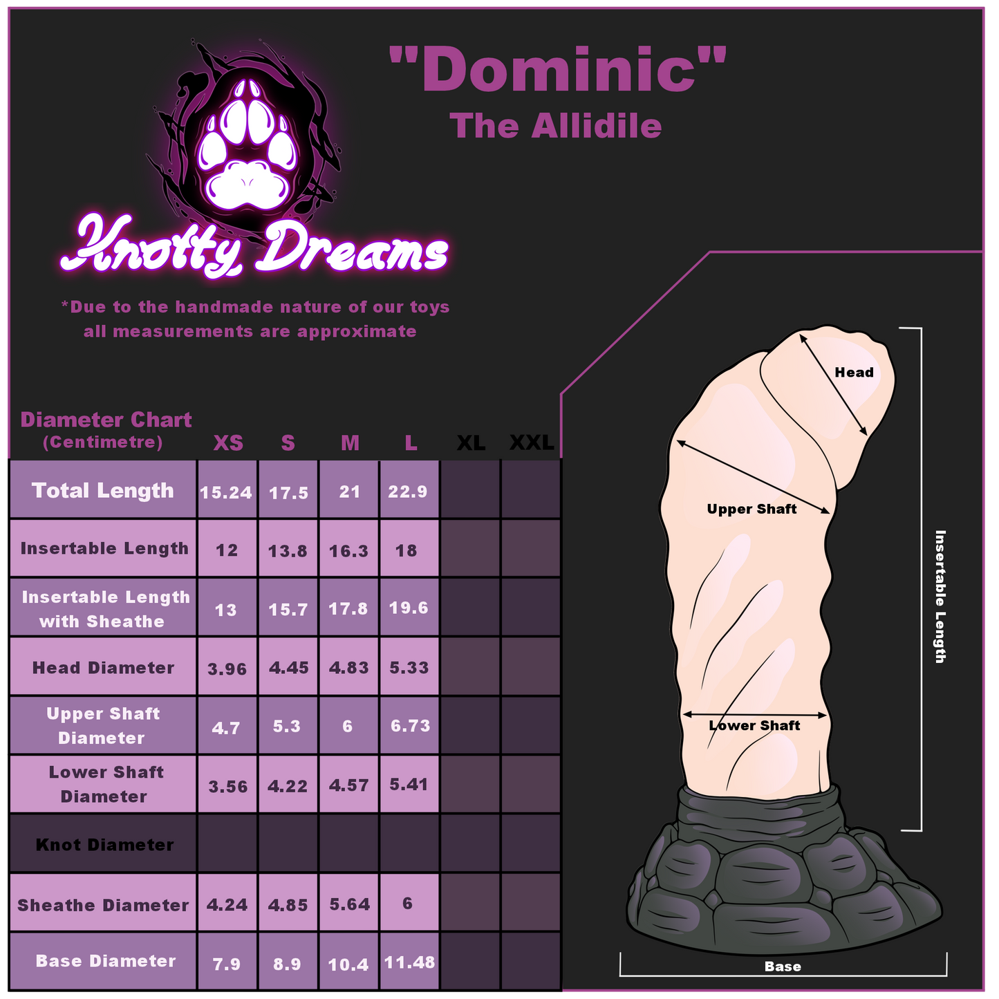 Dominic the Allidile - XS / Firm